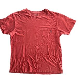 O’Neill Modern Fit Men’s Pocket Tee - Light Weight Blood Orange Size XL